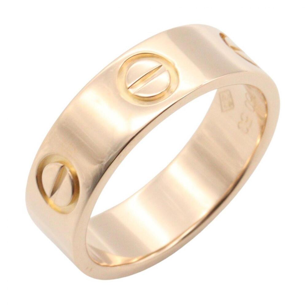 Cartier Love Ring, 18K Pink Gold (PG), Men's/Women's, Tone, B4084800